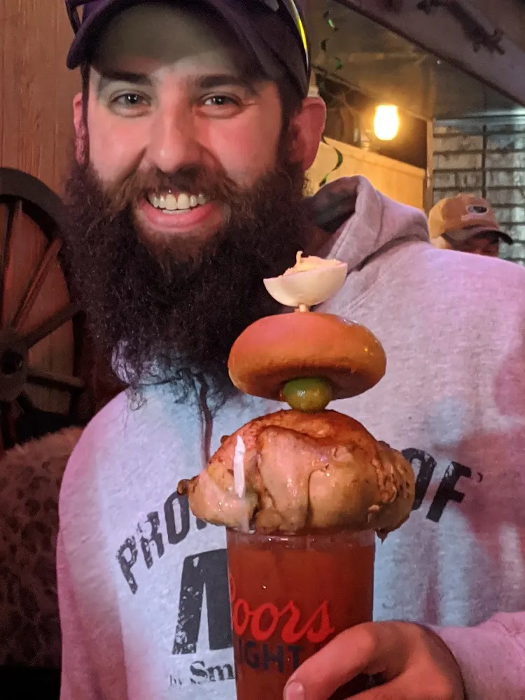 Bloody Mary with Cornish Game Hen