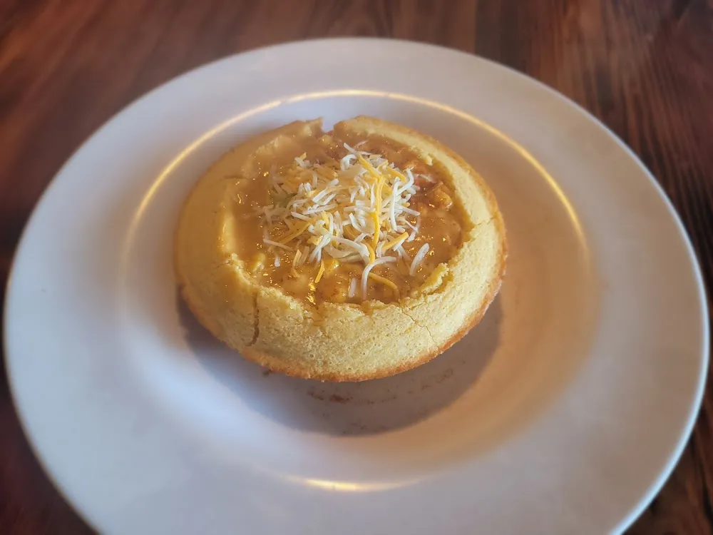 Fiesta Soup in Cornbread Bowl