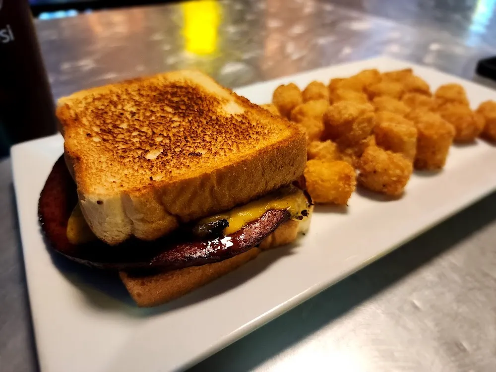 Fried Bologna Sandwich